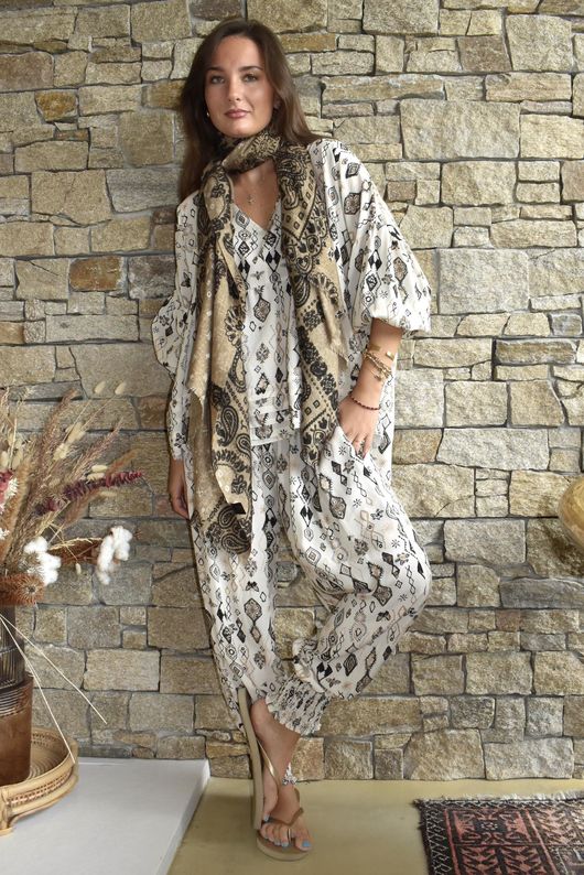 Ren Riad Smock Top